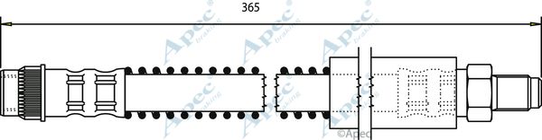 APEC BRAKING Pidurivoolik HOS3680